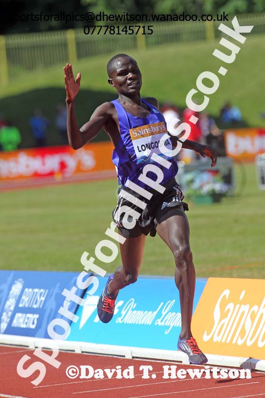 Mens 5000 metres, IAAF Diamond League, Birmingham. Photo: David T. Hewitson/Sports for All Pics